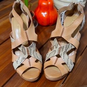 Cole Haan Leather Wedge